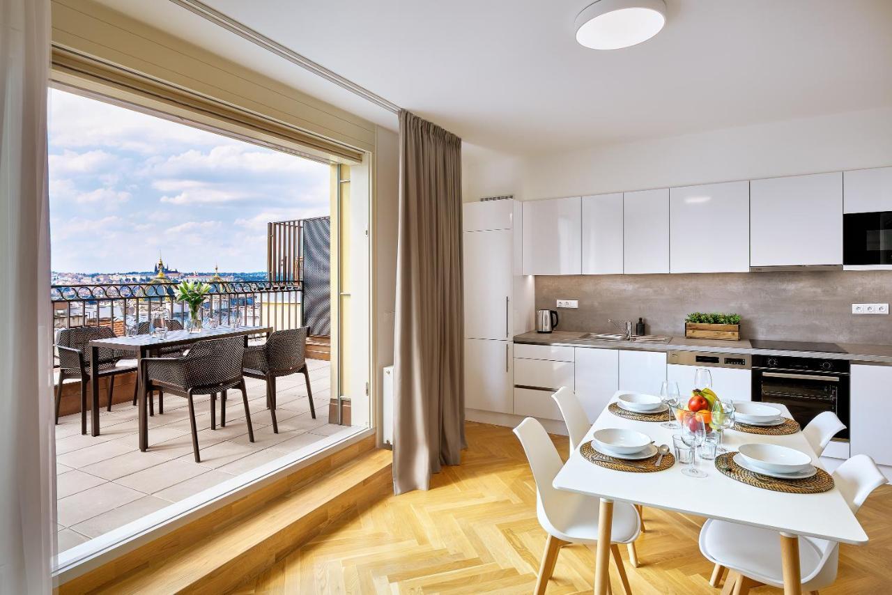 Downtown Suites Rubesova Prague Luaran gambar