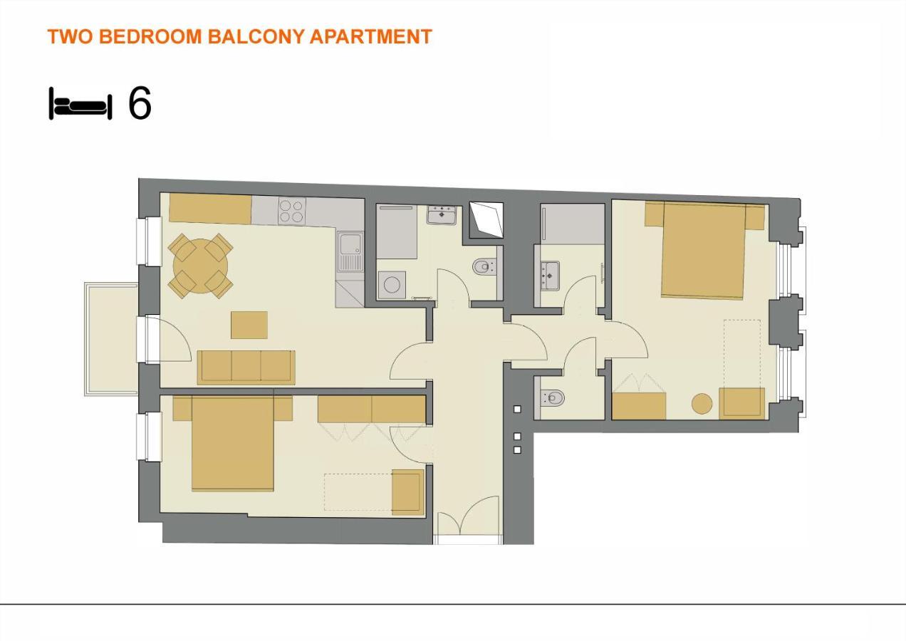 Downtown Suites Rubesova Prague Luaran gambar